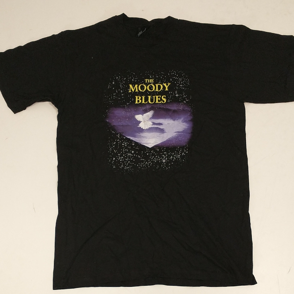 Vintage Moody Blues Concert T Shirt Old Band Graphic Tee XL Unisex 46" Chest